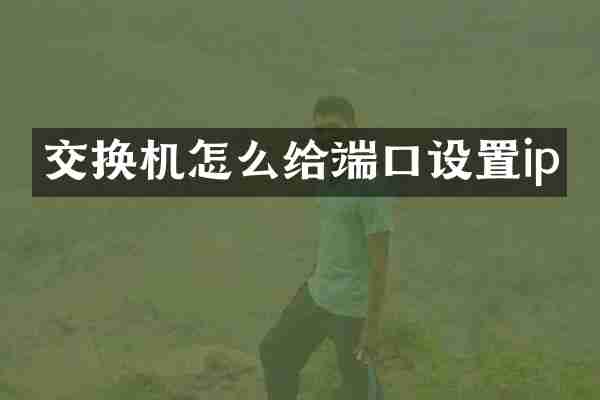 交换机怎么给端口设置ip