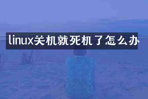 linux关机就死机了怎么办