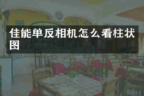 佳能单反相机怎么看柱状图