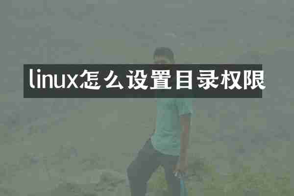 linux怎么设置目录权限