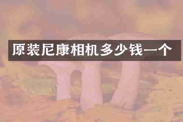 原装尼康相机多少钱一个