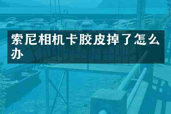 相机卡胶皮掉了怎么办