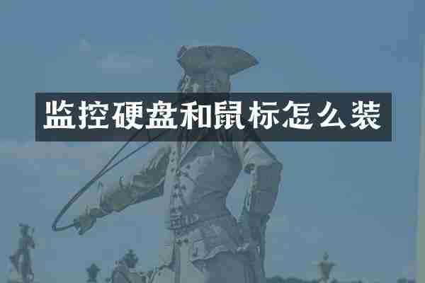 监控硬盘和鼠标怎么装