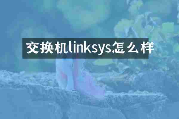 交换机linksys怎么样