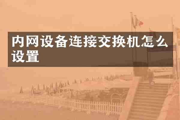 内网设备连接交换机怎么设置