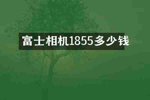 富士相机1855多少钱