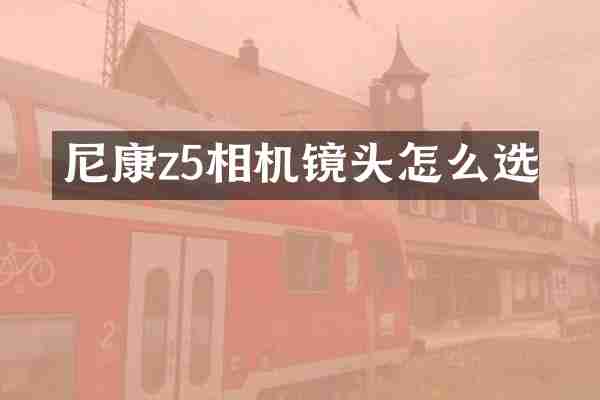 尼康z5相机镜头怎么选