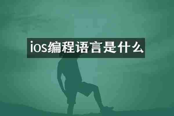 ios编程语言是什么