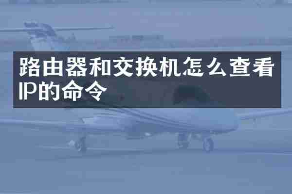 路由器和交换机怎么查看IP的命令