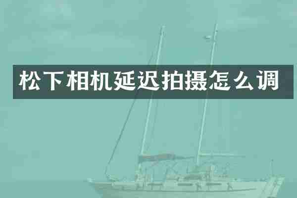 松下相机延迟拍摄怎么调