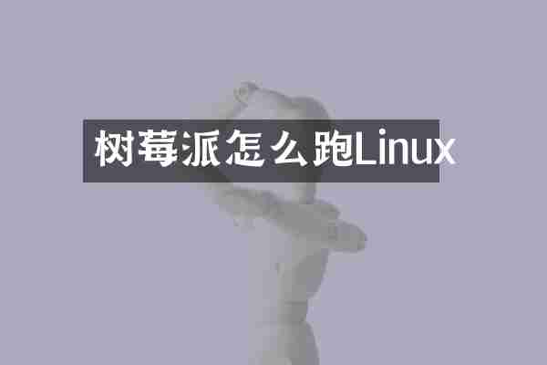树莓派怎么跑Linux