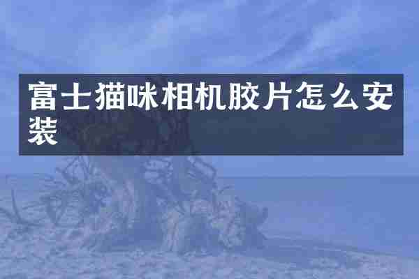 富士猫咪相机胶片怎么安装