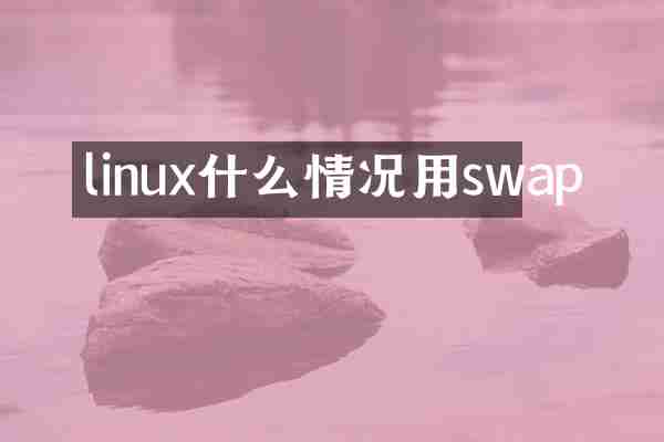 linux什么情况用swap