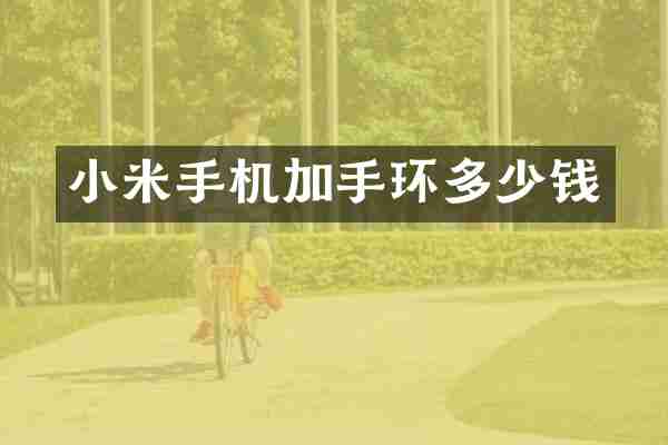 小米手机加手环多少钱