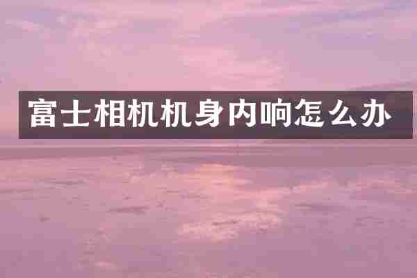 富士相机机身内响怎么办