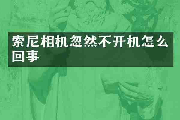 索尼相机忽然不开机怎么回事