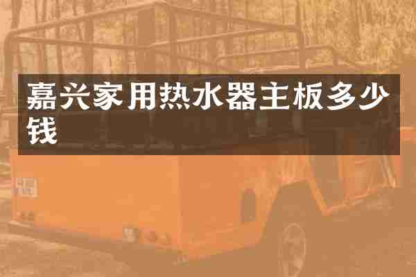 嘉兴家用热水器主板多少钱
