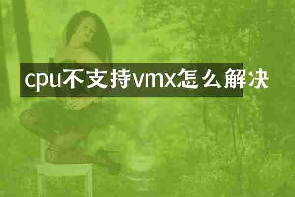 cpu不支持vmx怎么解决