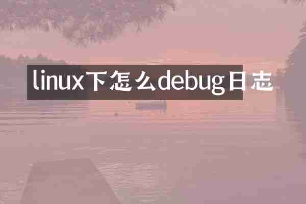 linux下怎么debug日志