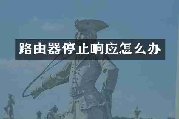 路由器停止响应怎么办