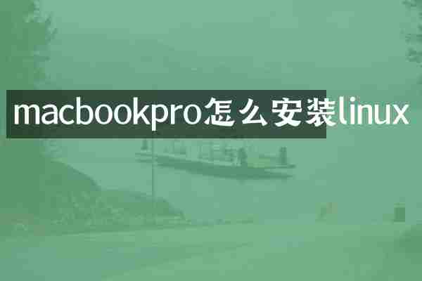 macbookpro怎么安装linux