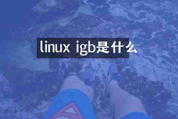linux igb是什么