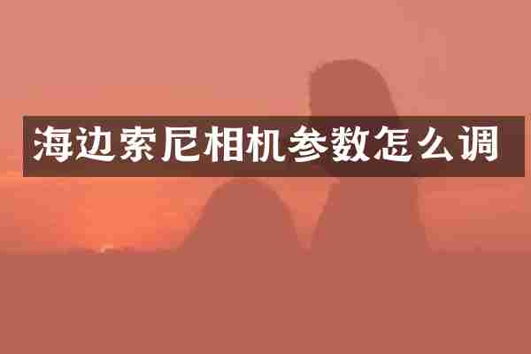 海边索尼相机参数怎么调
