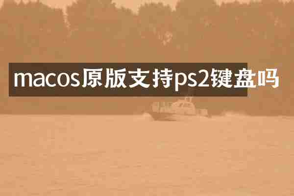 macos原版支持ps2键盘吗
