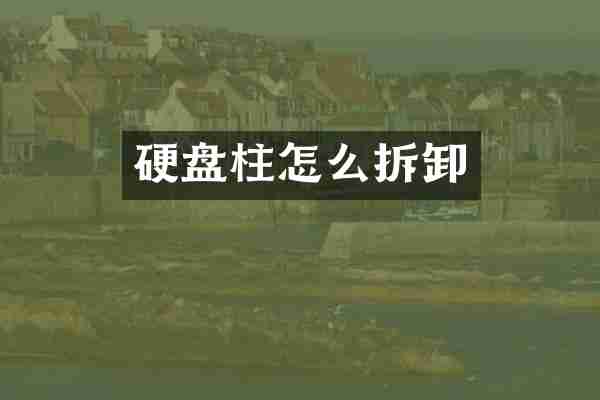 硬盘柱怎么拆卸