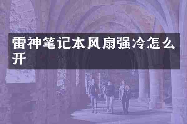 雷神笔记本风扇强冷怎么开