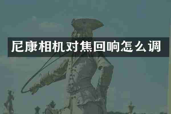 尼康相机对焦回响怎么调
