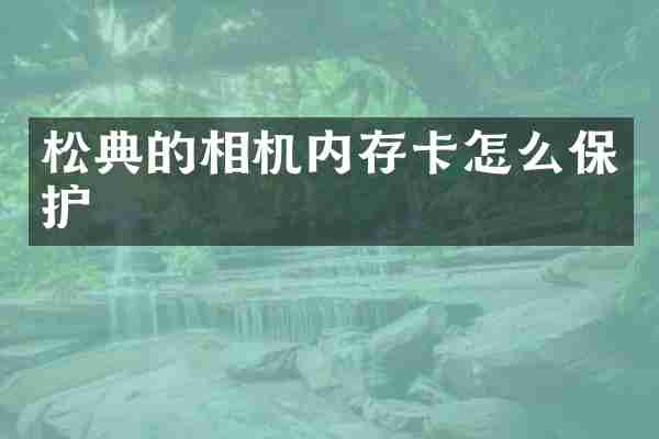 松典的相机内存卡怎么保护