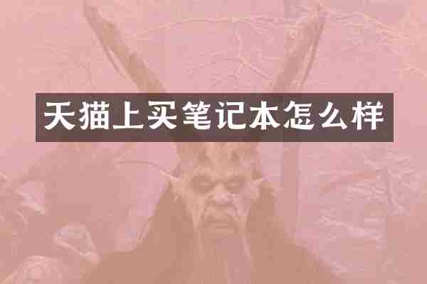 天猫上买笔记本怎么样