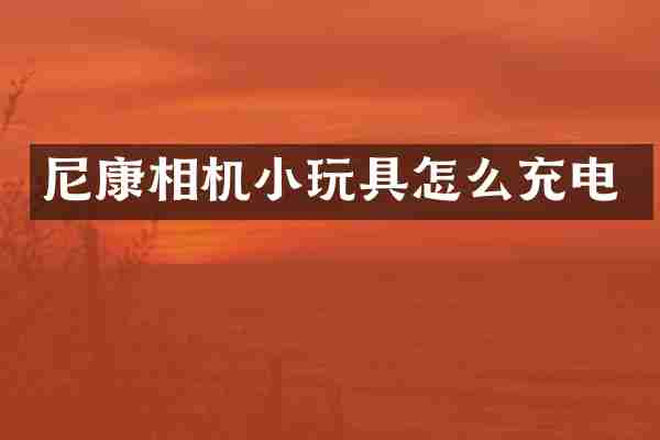 尼康相机小玩具怎么充电