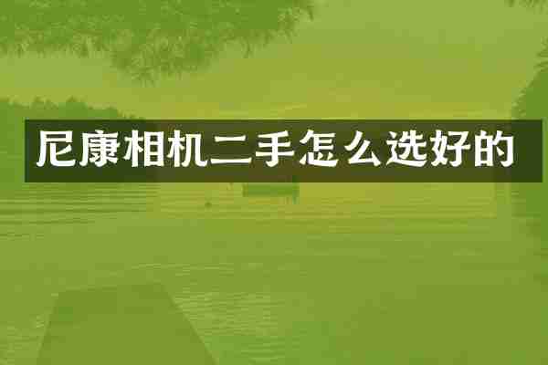 尼康相机二手怎么选好的
