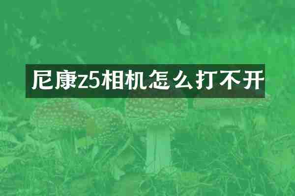 尼康z5相机怎么打不开