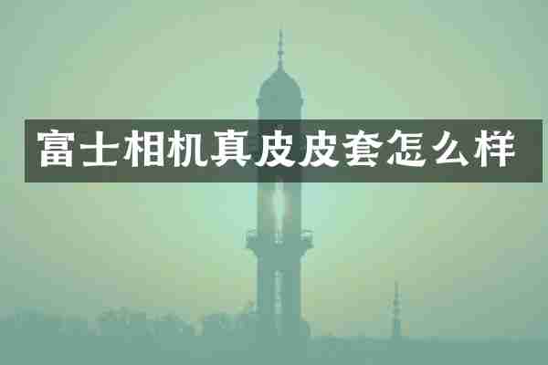 富士相机真皮皮套怎么样