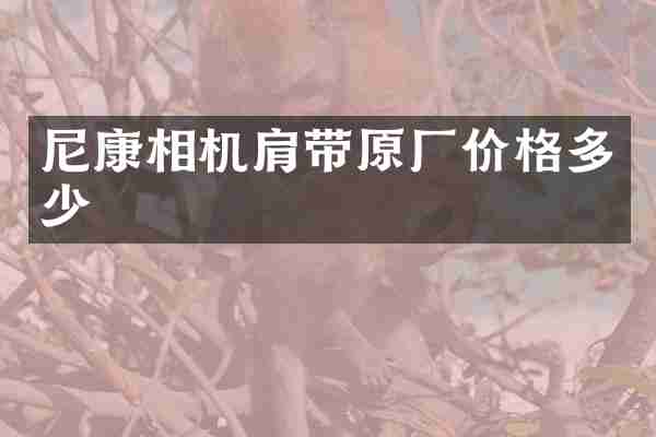 尼康相机肩带原厂价格多少