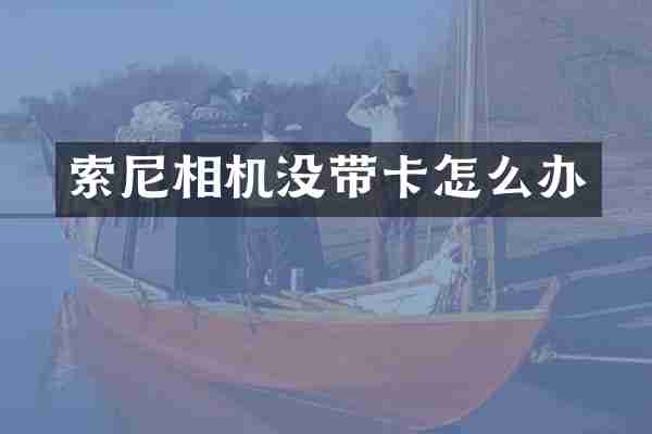 索尼相机没带卡怎么办