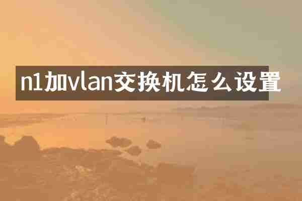 n1加vlan交换机怎么设置