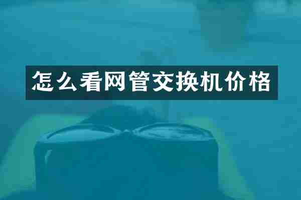 怎么看网管交换机价格