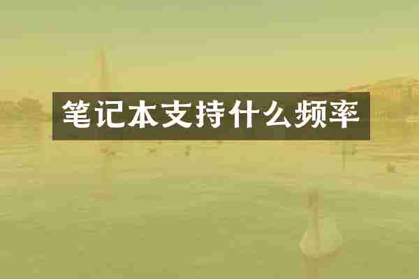 笔记本支持什么频率