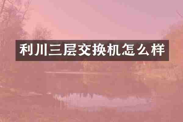利川三层交换机怎么样